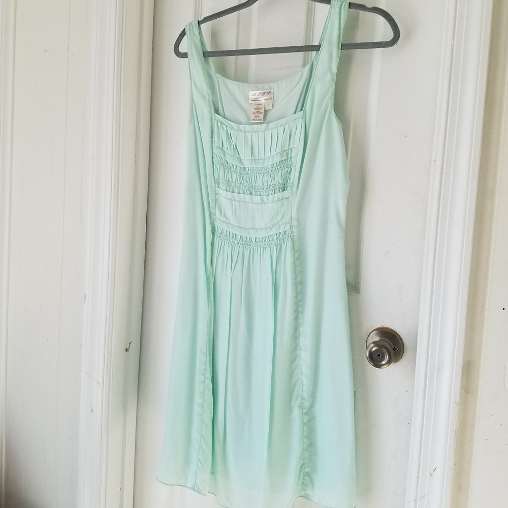 Mint Green Dress, L
